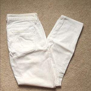 J Crew Cropped Matchstick in White